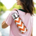 thumbnail image 6 of 20 Oz Orange Modern Art Geometric Coffee Tumbler Double Wall Insulated Stainless Steel Water Bottle | Metal Reusable Thermoses Flask with Cup Cap | Leak & Sweat Proof with Anti-Dust Lid, 6 of 7