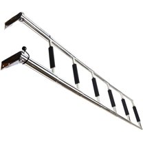 MARINE CITY Stainless Steel Marine Telescoping Drop Heavy Duty 6 Step Swim Ladder