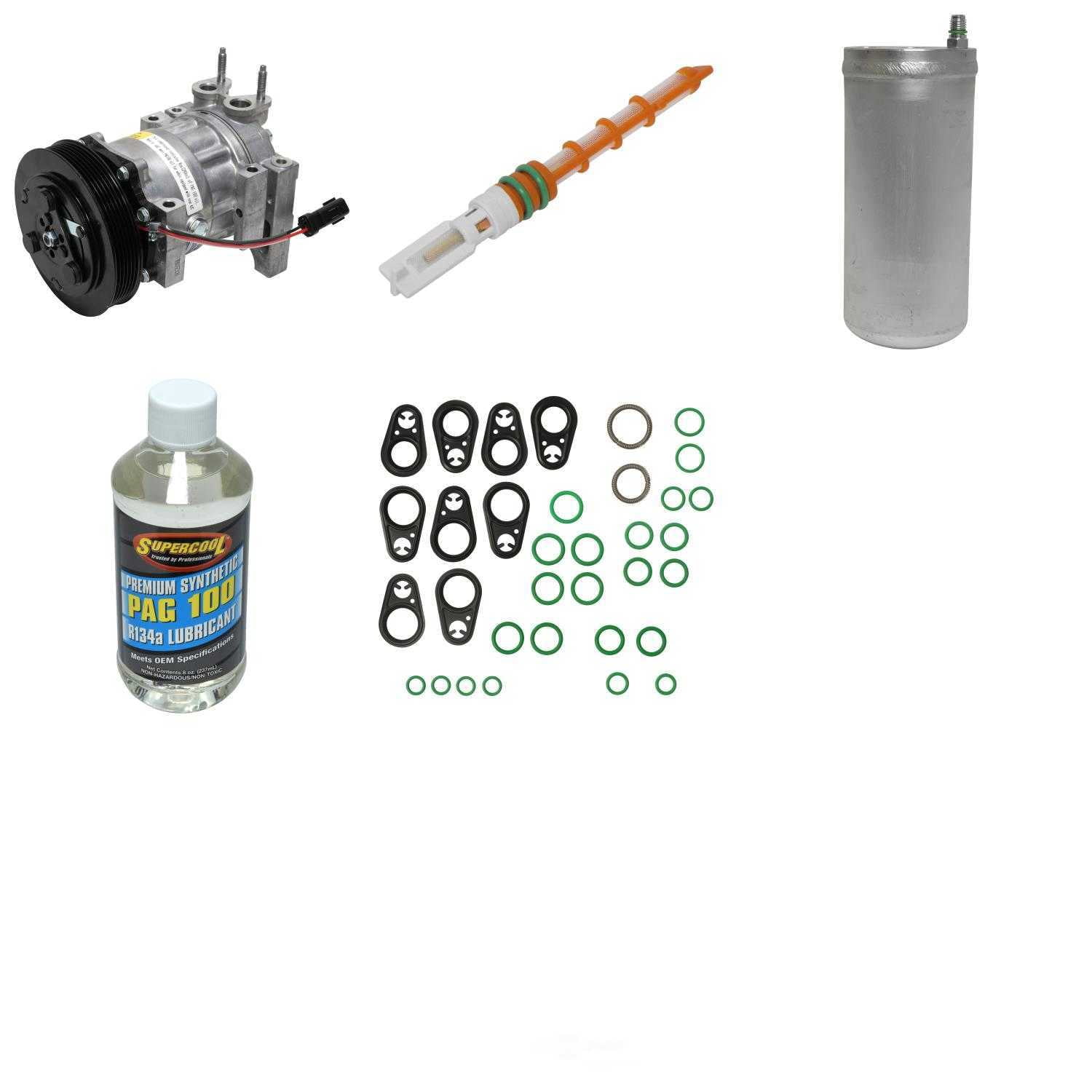 A/C Compressor and Component Kit -- Compressor Replacement Kit Fits select: 2003 JEEP LIBERTY SPORT/FREEDOM, 2004-2005 JEEP LIBERTY SPORT