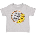 thumbnail image 3 of Inktastic My Mimi Loves Me with Sunflower Wreath Boys or Girls Baby T-Shirt, 3 of 5