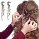 thumbnail image 4 of Pinzas para el pelo románticas con diamantes de imitación, luna creciente, estrella, cuentas de cristal, borla, horquillas para el pelo, cadena, horquilla para mujeres, niñas, joyería nupcial, accesorios para el cabello, regalo de vacaciones de Navidad para mujeres y niñas MFZFUKR CPB-CJZ1738-4, 4 of 5