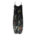 thumbnail image 3 of Robe Grande Taille pour Femmes Boho Sans Manches Longues Maxi Robes d'Été Robe de Plage Décontractée, 3 of 4