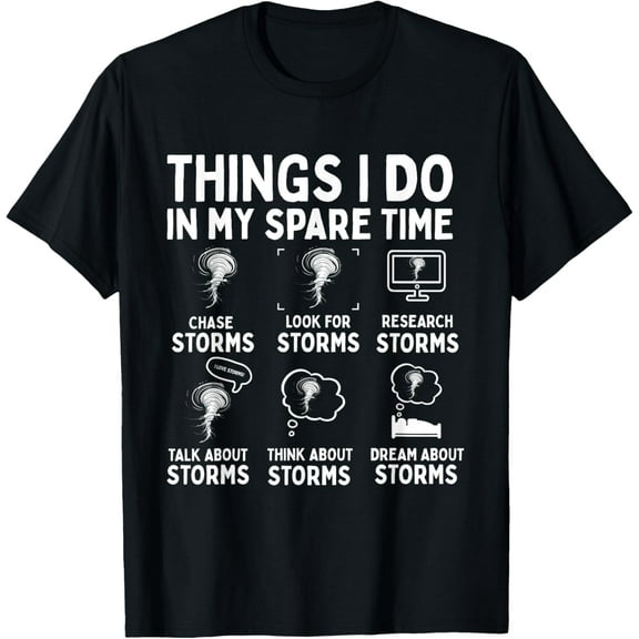 Storm Chaser Tornado Chasing Funny Twister Chasers Men Kids T-Shirt