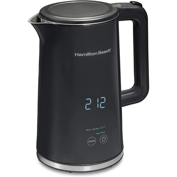 Hervidor de té eléctrico HAMILTON BEACH control de temperatura digital