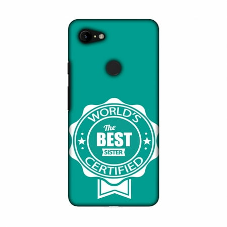 Google Pixel 3 XL Case, Amzer Ultra Thin Designer Hard Shell Case Back Cover for Google Pixel 3 XL [6.3 Inch, 2018 Release] - World's Certified The Best (Pixel Xl Best Price)