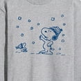 thumbnail image 3 of Peanuts - Snow Snoopy And Woodstock - Men's Long Sleeve T-Shirt, 3 of 6