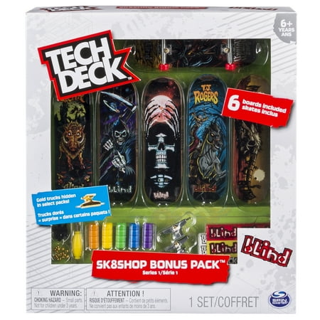 - Tech Deck - Sk8shop Bonus Pack (styles vary)