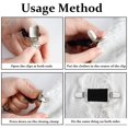 thumbnail image 3 of Juego de 6 cinchas para vestido vintage Chanaco, con clip para la espalda, 3 of 7