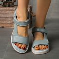 thumbnail image 2 of MKLEKYY Sandalias de Mujer Sandalias de Plataforma de Cuero Con Punta Abierta de Moda de Verano para Mujer Zapatos Cómodos Sin Cordones, 2 of 5