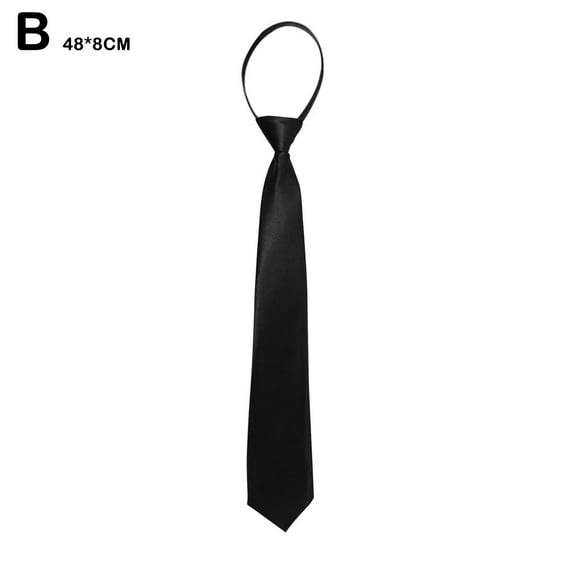 Zipper Fashion Men's Wide Casual Necktie Tie Lazy Zip Up Gentle Business B9C6