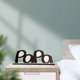 thumbnail image 4 of Marco de fotos de madera con letras para papá, clip para fotos, decoración de mesa independiente Papá negro, 4 of 8