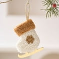 thumbnail image 4 of PALIFEUR Christmas Stockings Hanging, Xmas Small Stockings Christmas Decorations, Cute Personalized Christmas Stockings Pendant for Christmas Tree Decorations, 3.4x4 Inch, 4 of 7