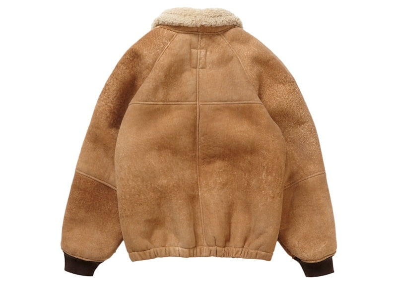 Supreme Men's Schott Shearling Bomber Jacket Brown, from StockX