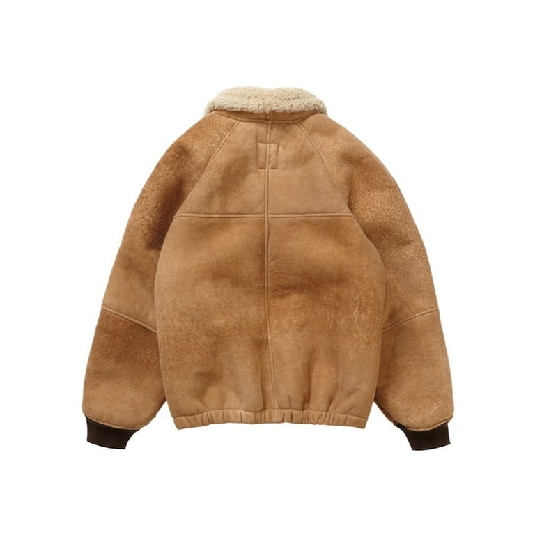 Supreme x Schott Shearling Coat Ｌ試着のみ Supreme Men's Schott Shearling Bomber Jacket Brown, from StockX