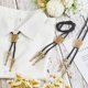 thumbnail image 4 of 3 Sets 1.2x1 Inch Large Size Iron Bolo Tie Tips Replacement End Caps Kit 3Pcs Textured Tips Cord 6Pcs Round Alloy Buckle End 3Pcs Bolo Tie Slide Clasps for Bolo Tie Making (Antique Bronze), 4 of 5