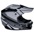 thumbnail image 3 of Youth Frenzy MX ATV off-road Helmet DOT Approved Black/Grey, Youth Large, 3 of 13