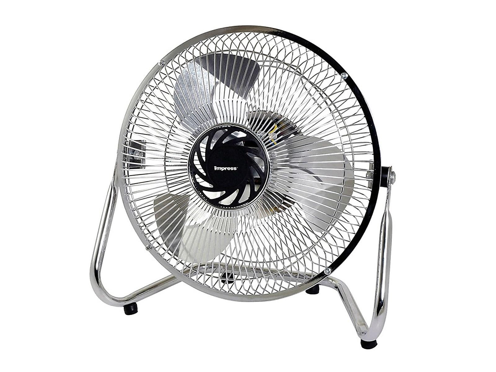 Silver Finish Impress Im-709V 9-Inch All Metal High Velocity Fan Silver Finish Impress Im-709V 9-Inch All Metal High Velocity Fan