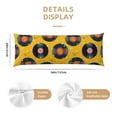 thumbnail image 3 of Body Pillow Cover - Retro Vinyl Records Soft Body Pillow Cover with Zipper, Comfort Body Pillow Pillowcase, Body Pillow Case Cover 20 x 54, 3 of 7