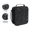 thumbnail image 2 of Haosy Dark Mysterious Swirling Plants Reusable Lunch Box Men/Women Insulated Lunch Bag for School Picnic Travel, 2 of 6