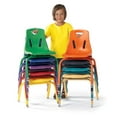 thumbnail image 1 of Berries Stacking Chairs with Powder-Coated Legs Navy/8" Seat Height, 1 of 2