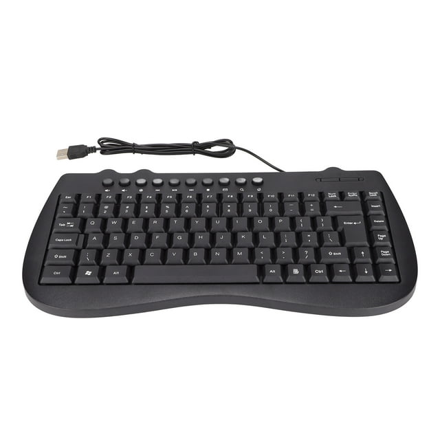 87 Keys Keyboard, USB Keyboard Mute Ultra Thin USB Interface For Office For Home