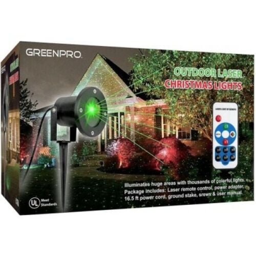Details about   Outdoor Waterproof Laser Projector Holiday Christmas Tree Green Landscape Light 