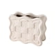 thumbnail image 2 of Jarrón de cerámica para decoración de flores secas, artesanías, jarrones de porcelana para mesa. Beige, 2 of 9
