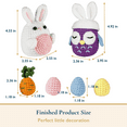thumbnail image 5 of ComfiTime Crochet Kit for Beginners – Amigurumi Starter Kit w/ Video Tutorials & Step-by-Step Instructions, Complete Animal Craft Accessories for Adults, Kids & Gift Giving, Owl & Bunny, 5 of 14