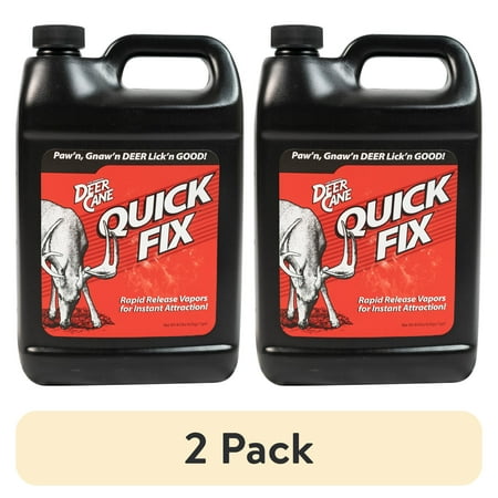 (2 pack) Flextone Evolved Habitats Deer Cane Quick Fix Liquid Deer Attractant 1 Gallon