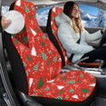 thumbnail image 2 of KUIFORTI Christmas tree Car Seat Covers Flanne Car Seat Covers for Front Seats Elastic Fabrics Full Protection Auto Interior Covers Soft Universal Fit Most Cars SUV, 2 of 7