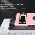 thumbnail image 5 of KAIYANG Funda con soporte de anillo para Google Pixel 8, carcasa rígida de policarbonato y TPU suave a prueba de caídas, estilo D, Google Pixel 8, oro rosa, 5 of 5