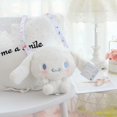 thumbnail image 3 of Mochila Kawaii Sanrio de felpa Cinnamoroll, bolsa de peluche de Anime Kuromi, bolsas de mensajero de dibujos animados para niñas, regalos de cumpleaños, 3 of 4