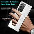 thumbnail image 2 of Compatible Samsung Galaxy Z Fold 2 Case with Strap,Anti-Scratch Shockproof PC Wristband Cover Thin Protective Case for Samsung Galaxy Z Fold 2 Phone Case White,Samsung Z Fold 2 Case Women Men, 2 of 14