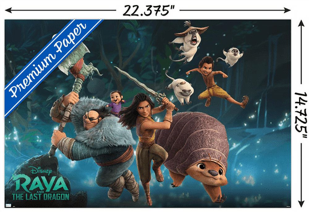 Disney Raya and the Last Dragon - Group Wall Poster, 14.725" x 22.375"