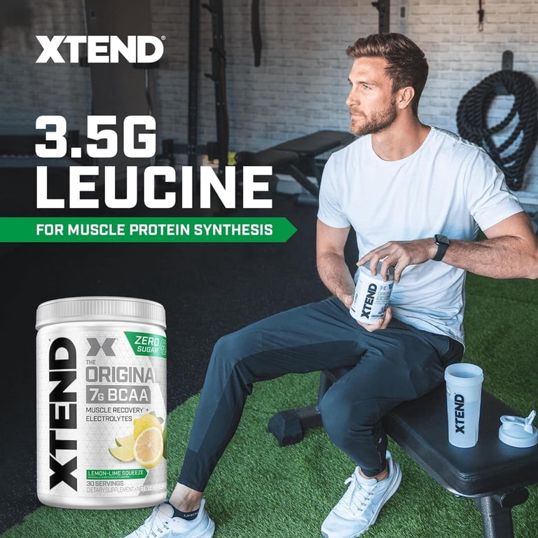 XTEND Original BCAA Powder, Lemon Lime, Sugar Free, Post Workout