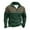 Green, variant on Mens Shirts Mens Fall And Winter Fashion Casual Quarter Zip Vintage Pattern Western Sweat Long Sleeve Half Zip Pullover With Pockets Long Sleeve Lapel Comfort Leisure T Shirt