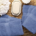 thumbnail image 4 of Premium Egyptian Cotton Highly Absorbent Assorted 6-Piece Plush Towel Set - 13" x 13", 4 of 6