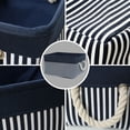 thumbnail image 4 of Unique Bargains Fabric Storage Bin Box with Handles Laundry Baskets Organizer for Closet, 4 of 8