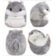 thumbnail image 4 of 2 in 1 Hamster Pillow and Blanket Set Cute Plush Hamster Cushion with Blanket Toy for Home Office, 4 of 4