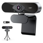 Webcam For PC 1080P HD 30fps Web Camera Auto Light Correction Web Cam 360 Rotation Computer Webcams For Streaming