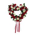 thumbnail image 2 of Corona colgante para puerta de entrada, corona de San Valentín, decoración, suministros para fiestas, letrero de amor con forma de corazón rojo, 2 of 9
