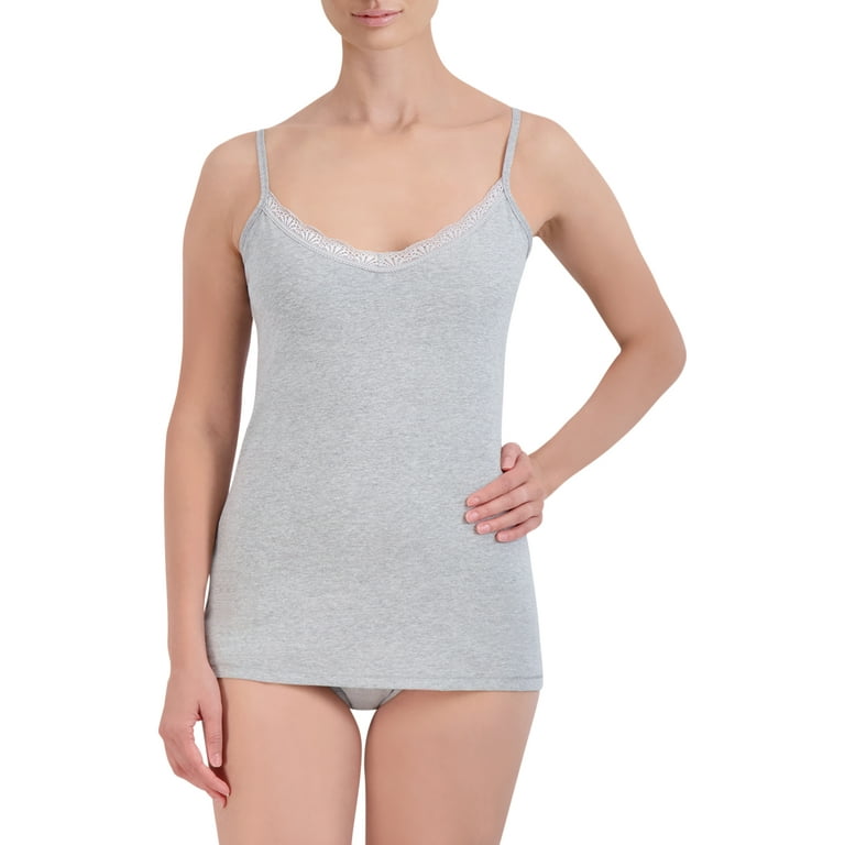 Best Fitting Panty Women's Shelf Bra Cami Tank Tops, 3-Pack