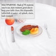thumbnail image 3 of PiccoCasa Round Tablecloth PE Table Cover Wedding Camping White 84" Dia, 3 of 7