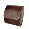thumbnail image 1 of MasteelfCA 1pc Single-slot Portable Watch Box Retro Watch Organizer Leather Watch Holder, 1 of 8