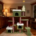 thumbnail image 7 of Christmas Cat Tree - Must Have Viral Product for Cats Spacious Freestanding Tree with Sisal Posts Gothic Coffin Bed & Festive Design, 7 of 7