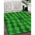 thumbnail image 2 of Ahgly Company Indoor Round Patterned Green Area Rugs, 5' Round, 2 of 6