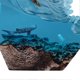 thumbnail image 2 of Lampe de bureau en résine délicate, décoration de vagues de la mer, veilleuse pour chambre à coucher, bureau, cadeau d'anniversaire, 5 V, 2 of 4