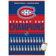 NHL Montreal Canadiens - Champions 23 Wall Poster, 22.375" x 34"