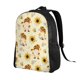 thumbnail image 2 of Balery Watercolor Bee Honey Honeycomb Bee Mochila - Mochila Estilosa y Duradera para Laptop de 15 Pulgadas con Tela Oxford Impermeable, 2 of 8