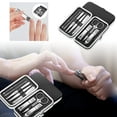 thumbnail image 1 of Juego de tijeras para uñas: tijeras domésticas, cuchara para oídos de acero inoxidable, alicates para uñas, especial para pedicura, 1 of 7